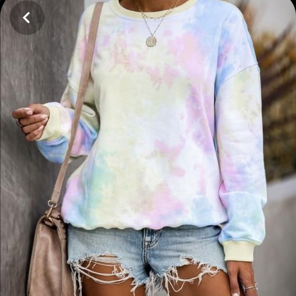 vici dolls tie dye sweatshirt